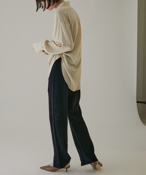 SALON adam et rope'（サロン アダム エ ロペ）の「【公式サイト限定】【BRENTELLA（ブレンテッラ）】バックストラップパンプス（パンプス・レディース・ブラック・22.5cm）」の11枚目の写真