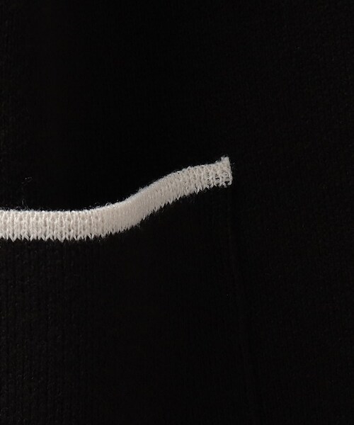 SHOO・LA・RUE（シューラルー）の「◆【体型カバー/大人上品/高見え】 配色トリミング ニットコーディガン（カーディガン/ボレロ・レディース・ブラウン系その他/オフホワイト/ブラック/ライトブルー・00）」の18枚目の写真