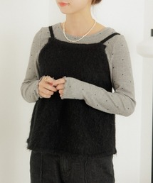 flower | フェミニンニットビスチェ(ベスト)