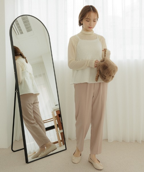 flower（フラワー）の「フェミニンニットビスチェ（ベスト・レディース・ブラック/ホワイト・FREE）」の7枚目の写真