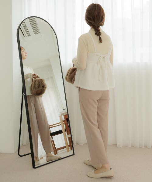 flower（フラワー）の「フェミニンニットビスチェ（ベスト・レディース・ブラック/ホワイト・FREE）」の9枚目の写真