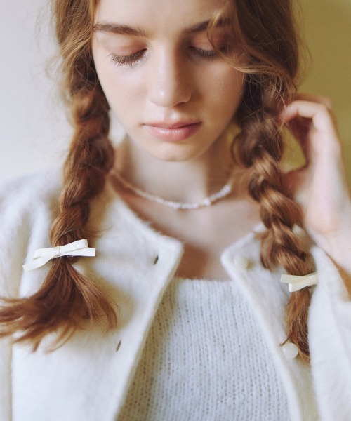 flower（フラワー）の「フェミニンニットビスチェ（ベスト・レディース・ブラック/ホワイト・FREE）」の18枚目の写真