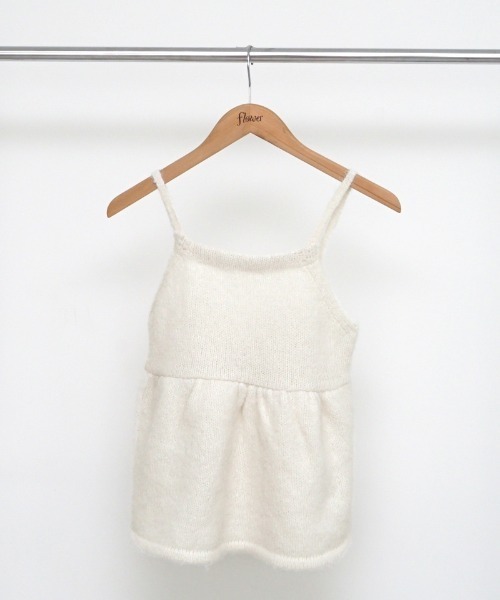 flower（フラワー）の「フェミニンニットビスチェ（ベスト・レディース・ブラック/ホワイト・FREE）」の19枚目の写真