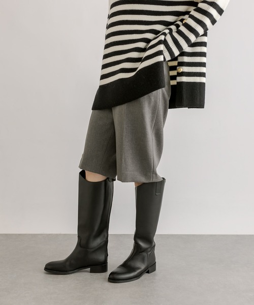 RIVE DROITE(リヴドロワ)の「ハーフパンツ(その他パンツ・レディース・ブラック/グレー・38/36)」の8枚目の写真