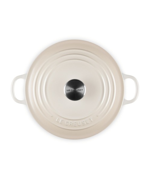 【美品】LE CREUSET　ココット ロンド デューン　22cm Le Creuset（ルクルーゼ）の「ココット・ロンド 22cm デューン