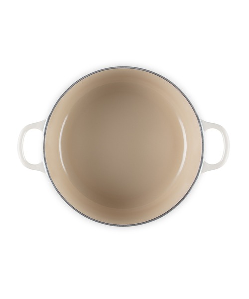 【美品】LE CREUSET　ココット ロンド デューン　22cm Amazon.co.jp: ル・クルーゼ(Le Creuset) 鋳物 ホーロー 鍋ココット