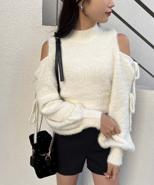 one after another NICE CLAUP(ワンアフターアナザーナイスクラップ)の「バックレースアップショートパンツ【ブラック】(その他パンツ・レディース・ブラック・FREE)」の9枚目の写真