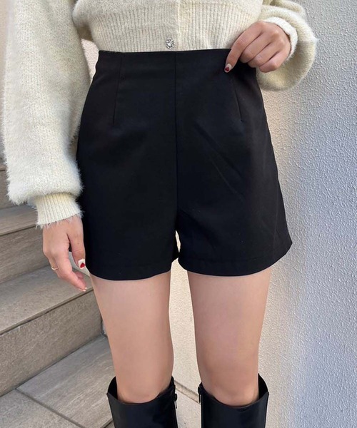 one after another NICE CLAUP(ワンアフターアナザーナイスクラップ)の「バックレースアップショートパンツ【ブラック】(その他パンツ・レディース・ブラック・FREE)」の10枚目の写真