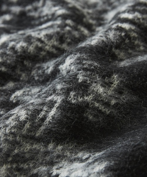 CUBE SUGAR（キューブシュガー）の「モヘアタッチジャガードペイズリー柄ニット（ニット/セーター・レディース・ネイビー/ホワイト/ブラック・M）」の17枚目の写真