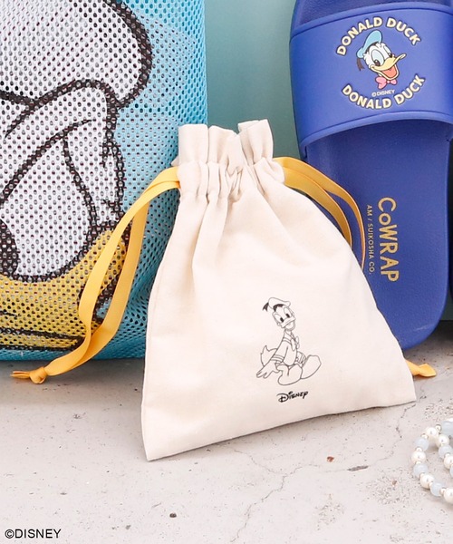 Disney（ディズニー）の「ディズニー　キャンバス巾着ポーチ（ポーチ・レディース・その他9/その他1/その他7/その他8/その他4/その他5/その他6/その他3/その他2/その他10・FREE）」の5枚目の写真