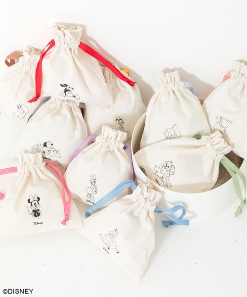 Disney（ディズニー）の「ディズニー　キャンバス巾着ポーチ（ポーチ・レディース・その他9/その他1/その他7/その他8/その他4/その他5/その他6/その他3/その他2/その他10・FREE）」の11枚目の写真