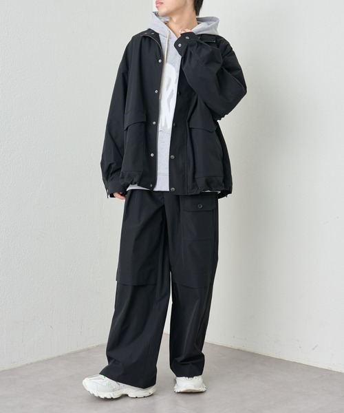 COLONY 2139（コロニートゥーワンスリーナイン）の「ストレッチスタンドブルゾン（ブルゾン・メンズ・ブラック/アイボリー・MEDIUM/LARGE）」の12枚目の写真