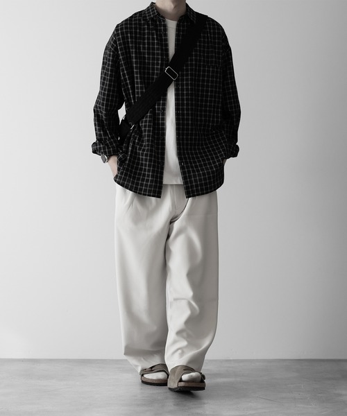 RUUBON】TC check regular shirt / TC チェック柄 レギュラー