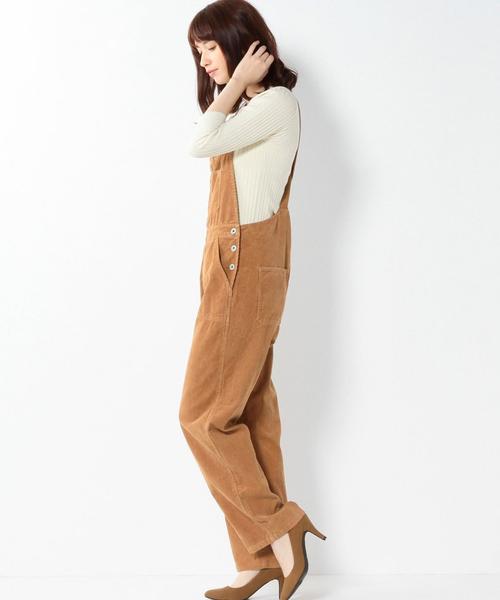 Another Edition（アナザーエディション）の「コーデュロイオーバーオール/AEBC C/CORD OVERALL◆（サロペット/オーバーオール・レディース・ブラウン/ネイビー・MEDIUM/SMALL）」の11枚目の写真