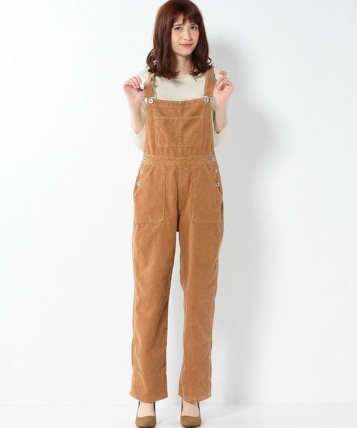 Another Edition（アナザーエディション）の「コーデュロイオーバーオール/AEBC C/CORD OVERALL◆（サロペット/オーバーオール・レディース・ブラウン/ネイビー・MEDIUM/SMALL）」の10枚目の写真