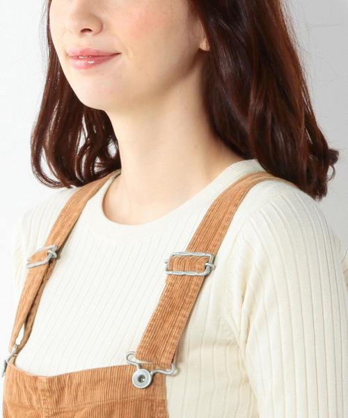 Another Edition（アナザーエディション）の「コーデュロイオーバーオール/AEBC C/CORD OVERALL◆（サロペット/オーバーオール・レディース・ブラウン/ネイビー・MEDIUM/SMALL）」の9枚目の写真