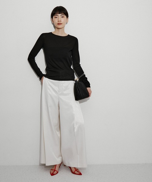 GANNI（ガニー）の「【GANNI】BUTTERFLY MEDIUM POUCH SATIN（ハンドバッグ・レディース・ブラック・FREE）」の3枚目の写真