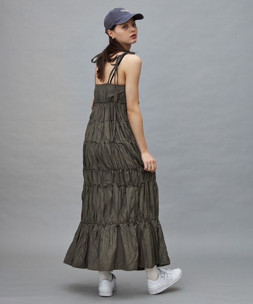 Lui's（ルイス）の「【cierio/シエリオ】キャミソールワンピース（ワンピース・レディース・ブラック/グレー・FREE）」の12枚目の写真