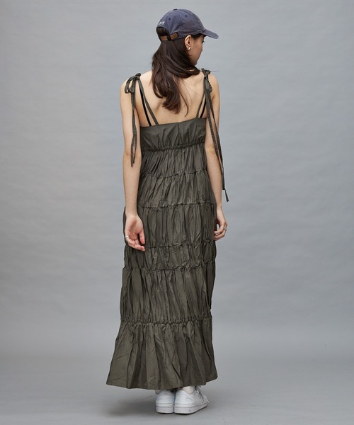 Lui's（ルイス）の「【cierio/シエリオ】キャミソールワンピース（ワンピース・レディース・ブラック/グレー・FREE）」の13枚目の写真