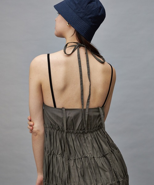 Lui's（ルイス）の「【cierio/シエリオ】キャミソールワンピース（ワンピース・レディース・ブラック/グレー・FREE）」の4枚目の写真