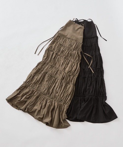 Lui's（ルイス）の「【cierio/シエリオ】キャミソールワンピース（ワンピース・レディース・ブラック/グレー・FREE）」の7枚目の写真