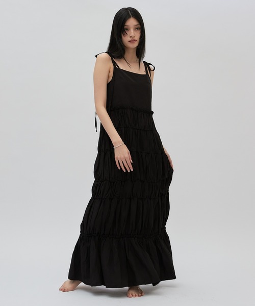 Lui's（ルイス）の「【cierio/シエリオ】キャミソールワンピース（ワンピース・レディース・ブラック/グレー・FREE）」の20枚目の写真