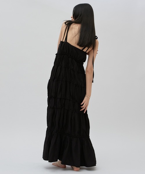 Lui's（ルイス）の「【cierio/シエリオ】キャミソールワンピース（ワンピース・レディース・ブラック/グレー・FREE）」の19枚目の写真