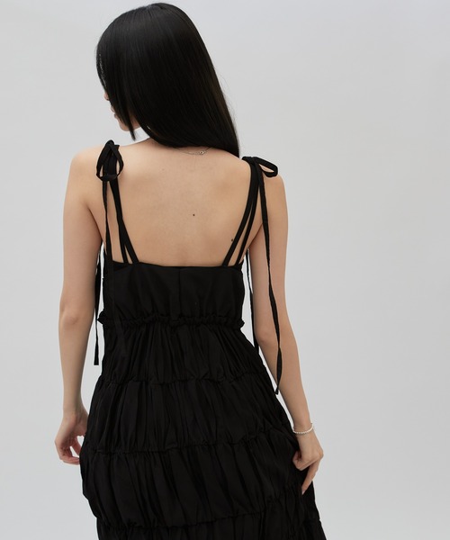 Lui's（ルイス）の「【cierio/シエリオ】キャミソールワンピース（ワンピース・レディース・ブラック/グレー・FREE）」の17枚目の写真