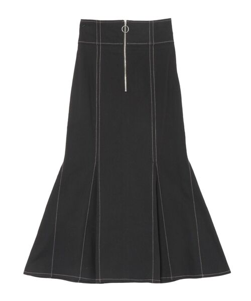 LAGUNAMOON（ラグナムーン）の「フロントZIPマーメイドスカート（スカート・レディース・ホワイト/ブラック/レッド・SMALL/MEDIUM）」の3枚目の写真