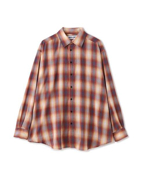 WHITELAND（ホワイトランド）の「WHITELAND/ホワイトランド/CHECK SHIRTS（シャツ/ブラウス・レディース・イエロー/レッド/ブラック・F）」の3枚目の写真