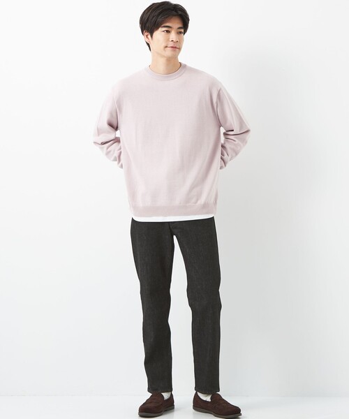 green label relaxing(グリーンレーベルリラクシング)の「シグネチャーデニム スリムテーパード デニムパンツ(デニムパンツ・メンズ・ブラック/コバルトブルー/ネイビー・S/L/M/XL)」の5枚目の写真