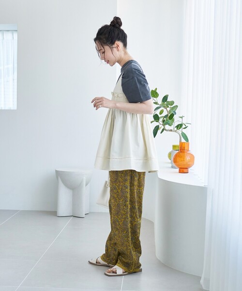 FREAK'S STORE(フリークスストア)の「限定展開 インド ペイズリー イージーパンツ(その他パンツ・レディース・ブラック/グリーン/ベージュ/イエロー/ネイビー・SMALL/MEDIUM)」の19枚目の写真