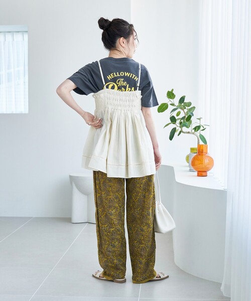 FREAK'S STORE(フリークスストア)の「限定展開 インド ペイズリー イージーパンツ(その他パンツ・レディース・ブラック/グリーン/ベージュ/イエロー/ネイビー・SMALL/MEDIUM)」の20枚目の写真