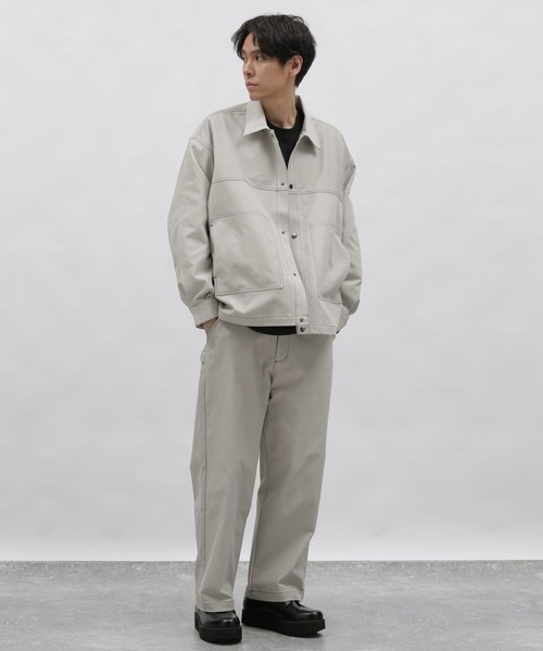 LAKOLE（ラコレ）の「ライトPEツイルステッチパンツ / 106410（その他パンツ・メンズ・ブラック/ライトグレー/ライトグリーン・MEDIUM/LARGE）」の4枚目の写真