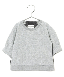 CIAOPANIC TYPY | KIDS スウェット×布帛ドッキングプルオーバー(スウェット)