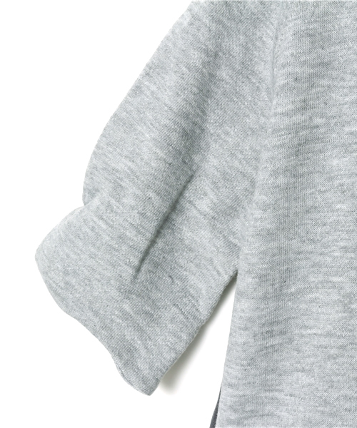 CIAOPANIC TYPY（チャオパニックティピー）の「KIDS スウェット×布帛ドッキングプルオーバー（スウェット・キッズ・グレー/ネイビー・105/95/135/115/125）」の6枚目の写真