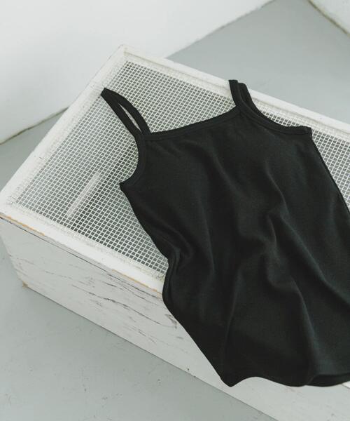 ITEMS URBANRESEARCH（アイテムズ アーバンリサーチ）の「カップツキキャミソール（キャミソール・レディース・ブラック/アイボリー/ホワイト系その他・FREE）」の3枚目の写真