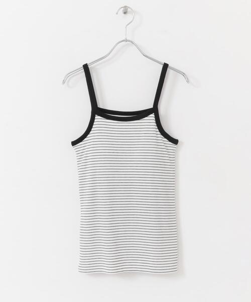 ITEMS URBANRESEARCH（アイテムズ アーバンリサーチ）の「カップツキキャミソール（キャミソール・レディース・ブラック/アイボリー/ホワイト系その他・FREE）」の6枚目の写真