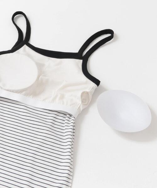 ITEMS URBANRESEARCH（アイテムズ アーバンリサーチ）の「カップツキキャミソール（キャミソール・レディース・ブラック/アイボリー/ホワイト系その他・FREE）」の8枚目の写真