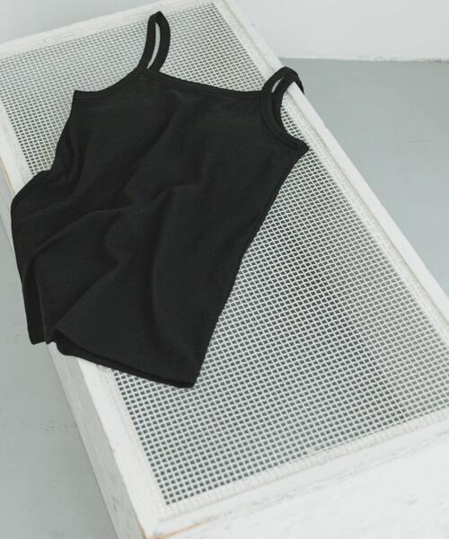 ITEMS URBANRESEARCH（アイテムズ アーバンリサーチ）の「カップツキキャミソール（キャミソール・レディース・ブラック/アイボリー/ホワイト系その他・FREE）」の11枚目の写真