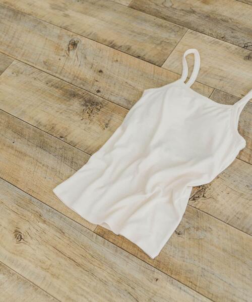ITEMS URBANRESEARCH（アイテムズ アーバンリサーチ）の「カップツキキャミソール（キャミソール・レディース・ブラック/アイボリー/ホワイト系その他・FREE）」の16枚目の写真