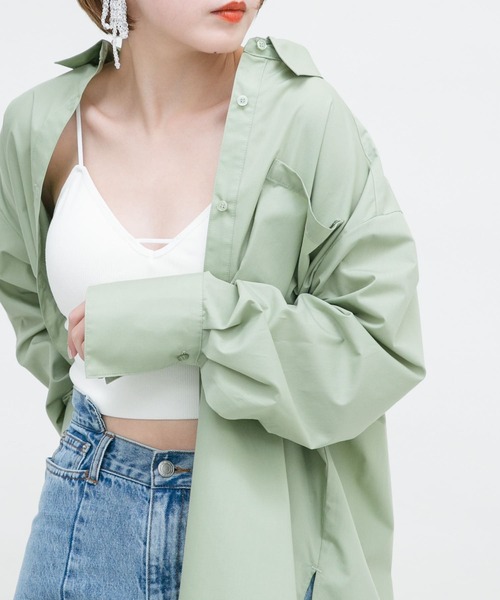 KBF（ケイビーエフ）の「カップ付きインナーキャミソール（キャミソール・レディース・グレー/オフホワイト/ブラック・ONE）」の16枚目の写真