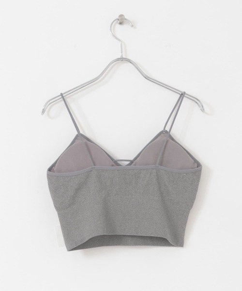KBF（ケイビーエフ）の「カップ付きインナーキャミソール（キャミソール・レディース・グレー/オフホワイト/ブラック・ONE）」の12枚目の写真