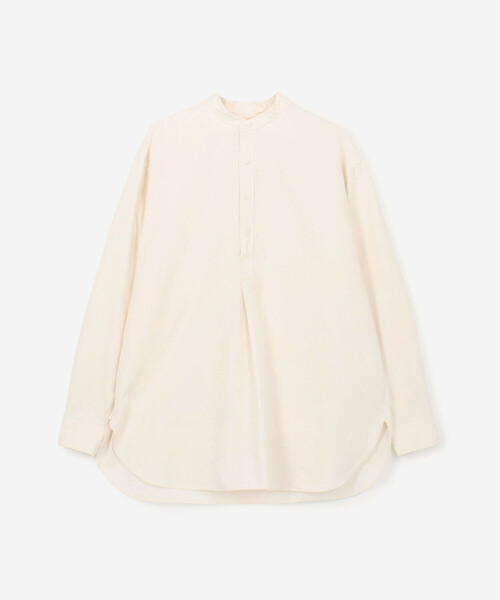 Kaptain Sunshine(キャプテン サンシャイン)の「KAPTAIN SUNSHINE | バンドカラー プルオーバーシャツ MEN(シャツ/ブラウス・メンズ・アイボリー・40/38)」の2枚目の写真