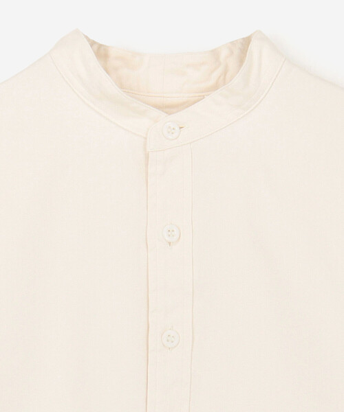 新品未使用 KAPTAIN SUNSHINE バンドカラーシャツ 36 KAPTAIN SUNSHINE Band Collar Shirts [BLUE] - Fresh Service