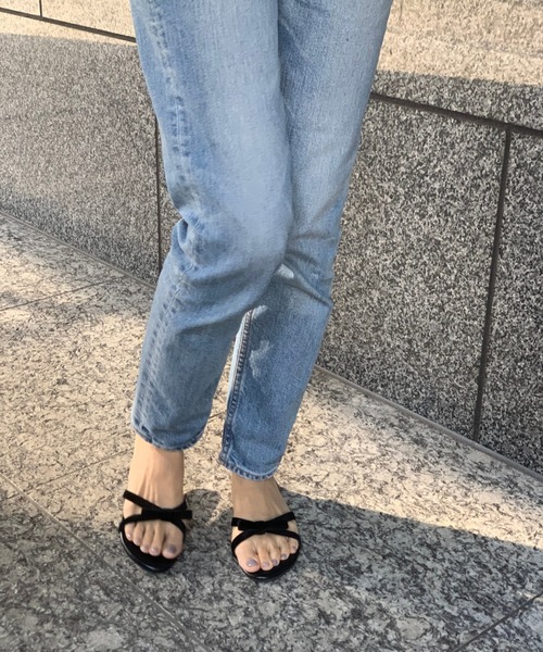 E&C closet…（イーアンドシークローゼット）の「ブラックリボンサンダル（サンダル・レディース・ブラック・35inch/36inch/37inch/38inch/39inch/40inch）」の14枚目の写真