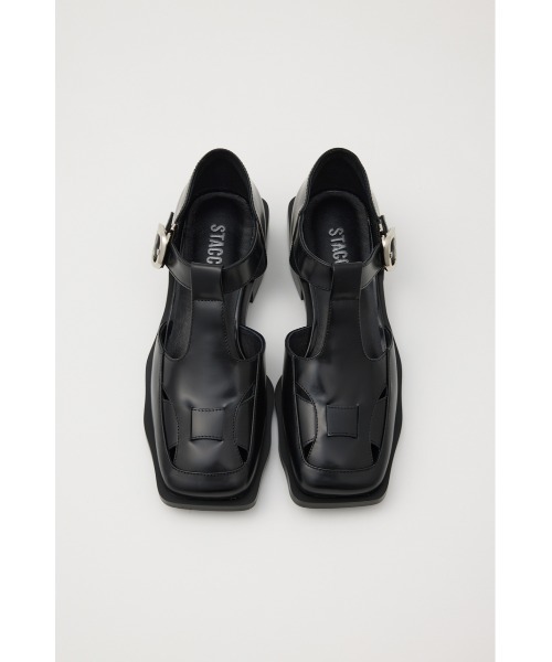 STACCATO(スタッカート)の「ティラナチュTストレップシューズ(サンダル・レディース・ブラック/ホワイト・22.5cm/23cm/23.5cm/24cm/24.5cm)」の5枚目の写真