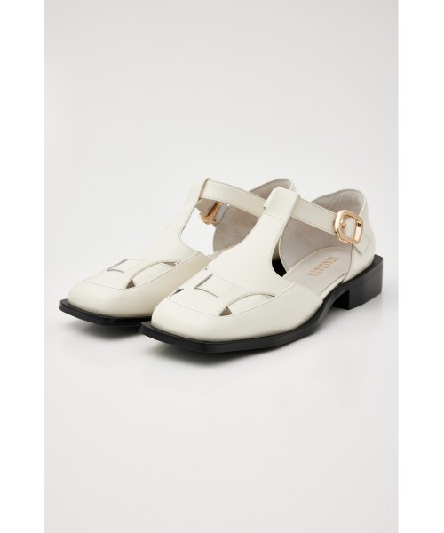 STACCATO(スタッカート)の「ティラナチュTストレップシューズ(サンダル・レディース・ブラック/ホワイト・22.5cm/23cm/23.5cm/24cm/24.5cm)」の15枚目の写真