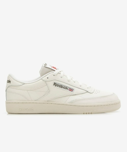Reebok(リーボック)の「クラブシー 85 / CLUB C 85(スニーカー・メンズ・アイボリー/ホワイト系その他・22.5cm/23.0cm/23.5cm/24.5cm/24.0cm/25.0cm/25.5cm/26.0cm/26.5cm/27.0cm/27.5cm/28.0cm/28.5cm/29.0cm/30.0cm)」の2枚目の写真