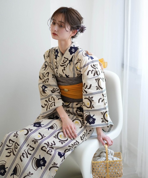 utatane（ウタタネ）の「手染め注染浴衣3点セット utatane×注染